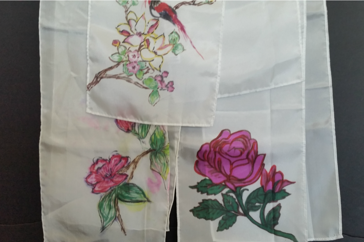 Anne's Treasures | Silk Scarf Painting